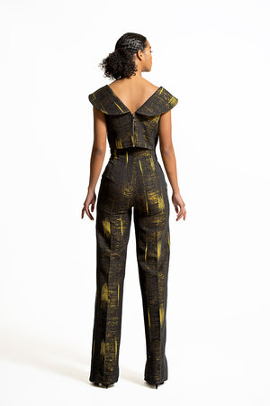 MISSANDEI" high-waisted pants